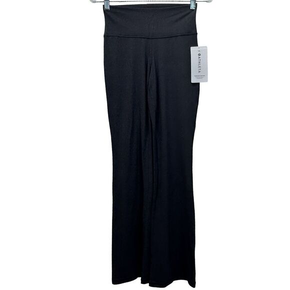 Athleta Pants - Athleta Transcend Slim Pant Womens size M 32" Nylon Stretch Black